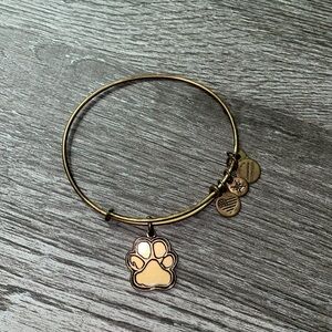 Alex and Ani Bangle Paw Print Bracelet